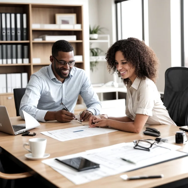 Abbildung der Immobilien-Dokumente und digitaler Support